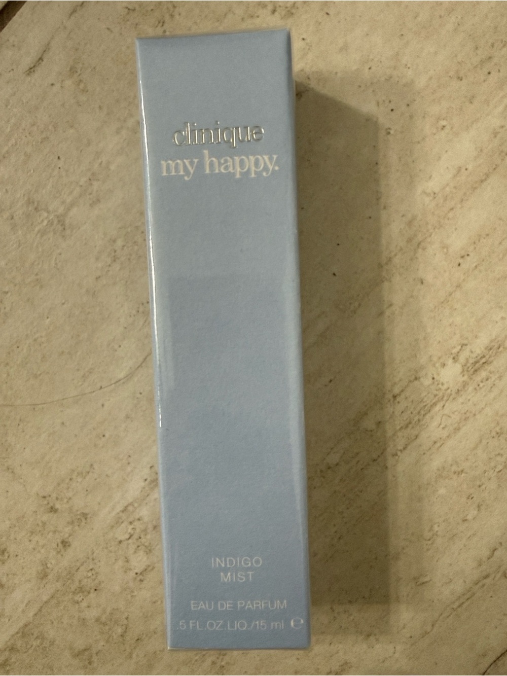 Clinique My Happy Indigo Mist - Pale Blue Box